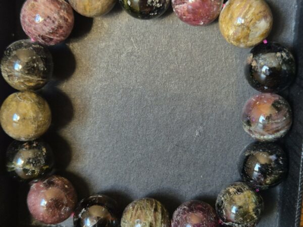 Bracelet Tourmaline mixte 14mm