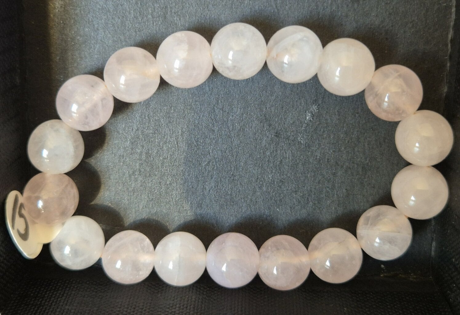Bracelet Quartz rose 10mm
