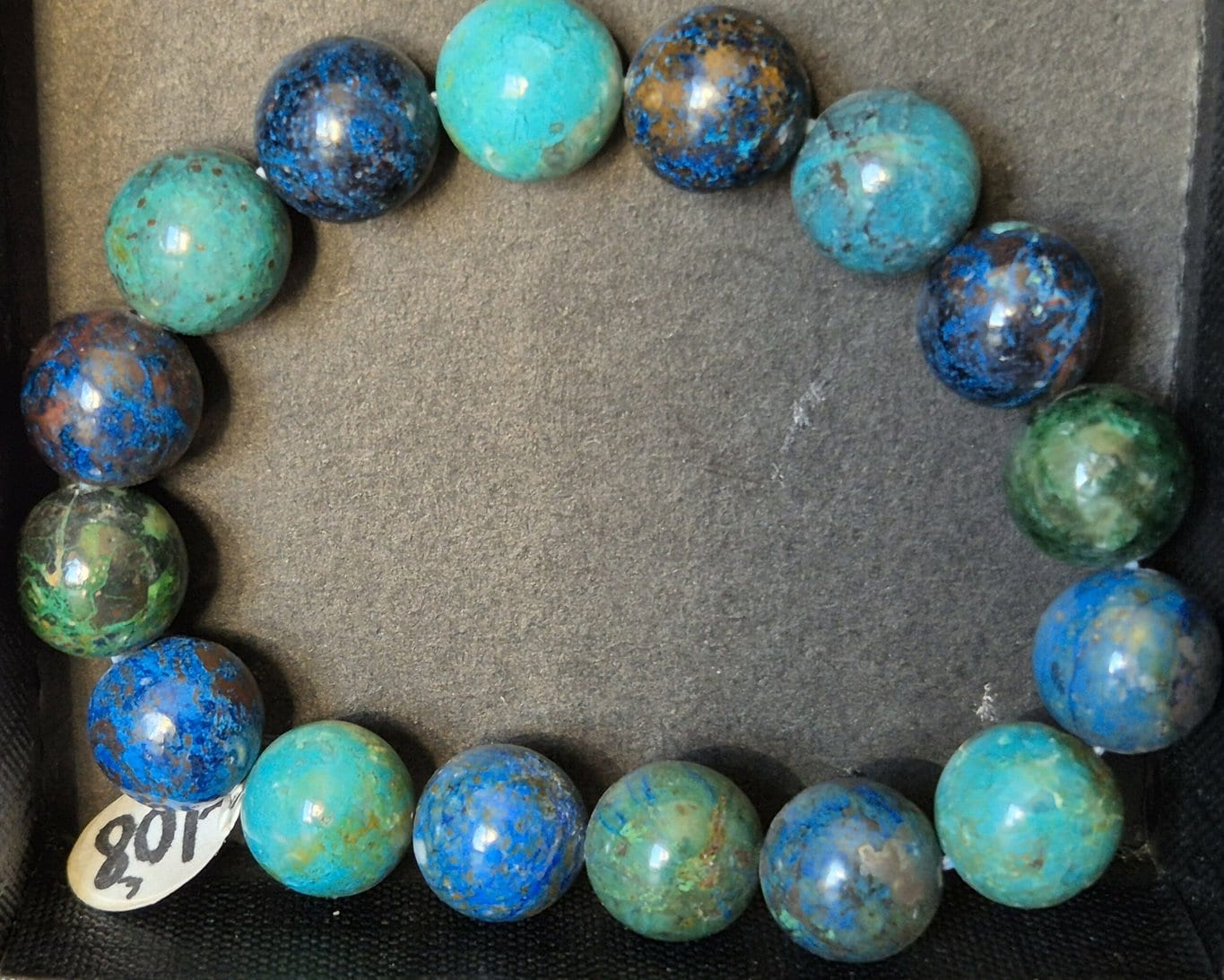 Bracelet Chrysocolle 12mm