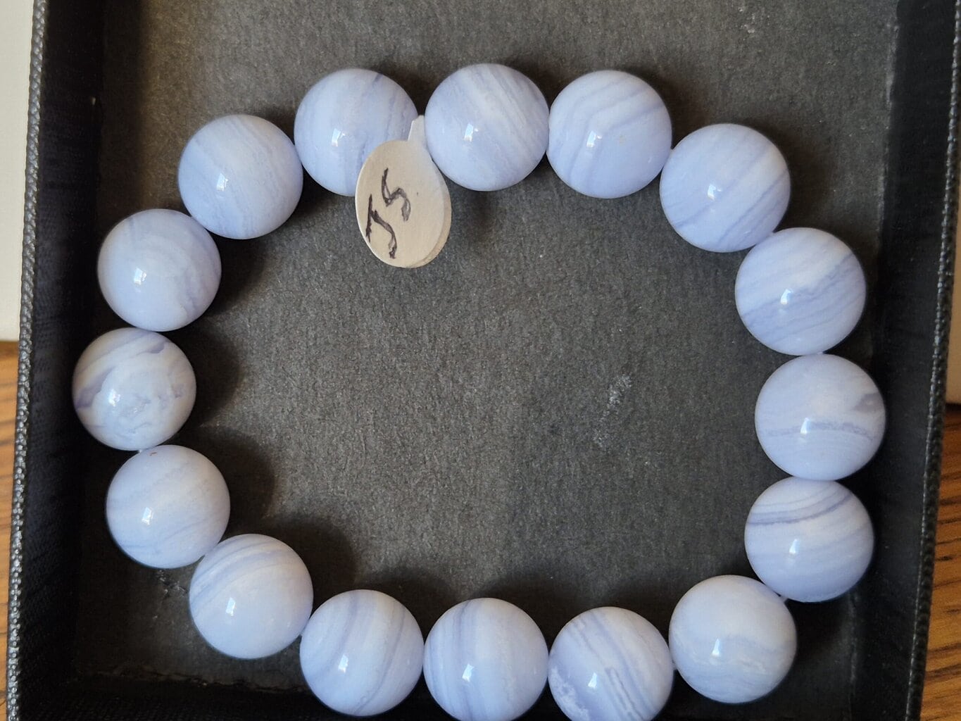 Bracelet Calcédoine 12mm