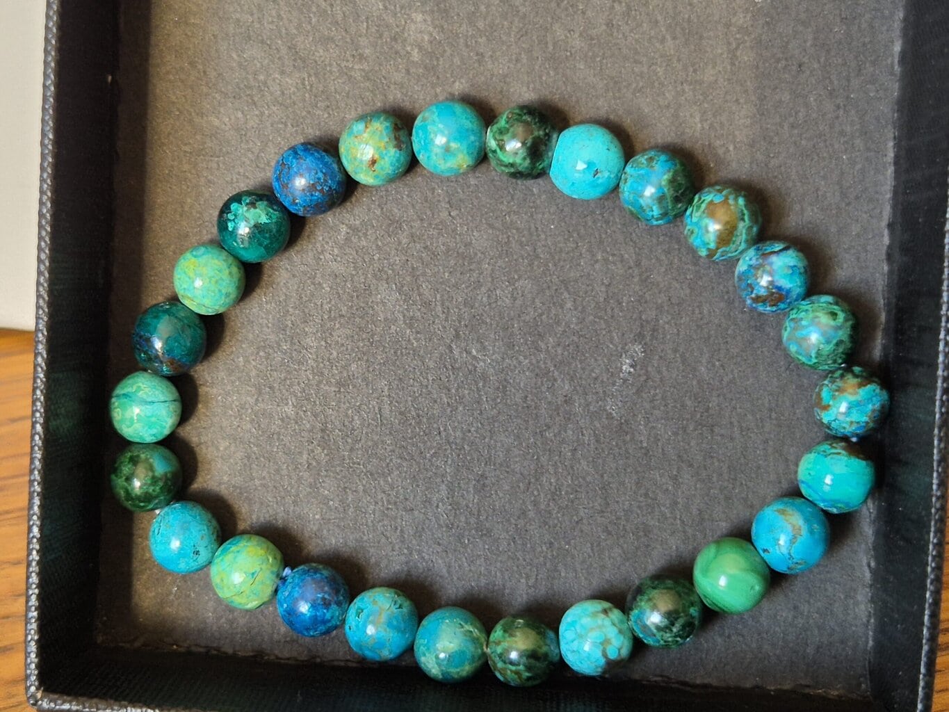Bracelet Chrysocolle 7mm