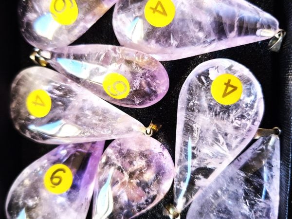 Améthyste goutte 8 pièces