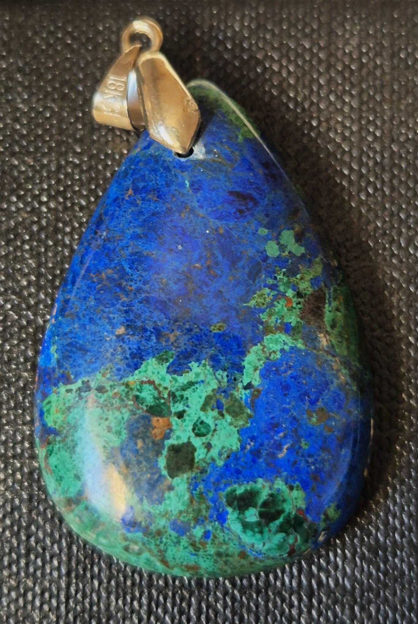 Azurite Malachite goutte