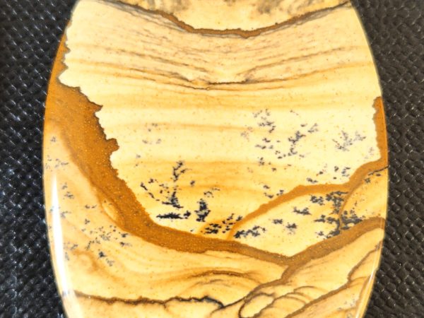 Jaspe paysage cabochon