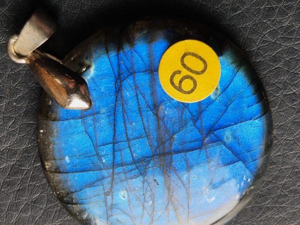 Labradorite pendentif rond