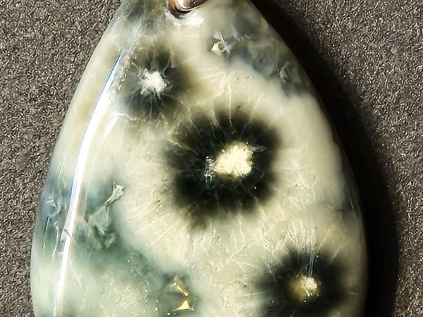 Jaspe océan pendentif goutte