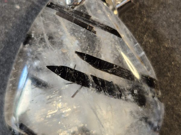 Quartz Tourmaliné larme 