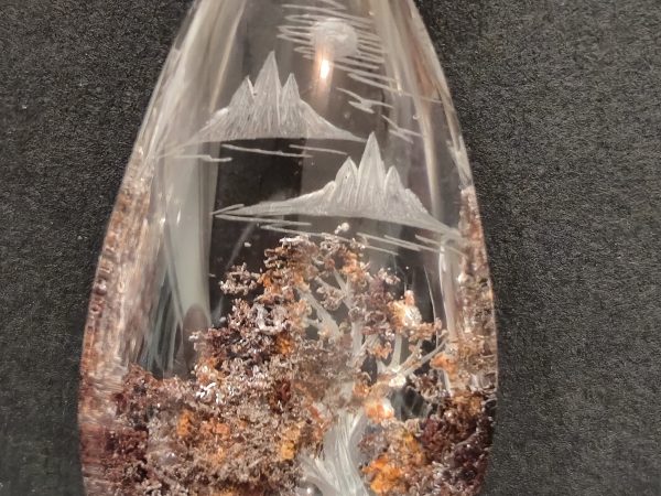 Paysage sculpté cristal et lodolite