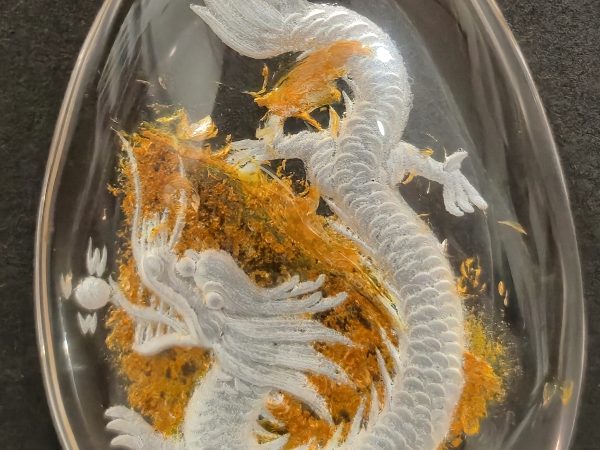 Dragon cristal de roche