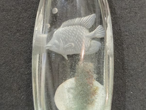 Poisson sculpté Cristal