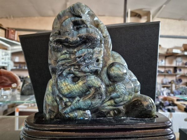 Dragon en Labradorite