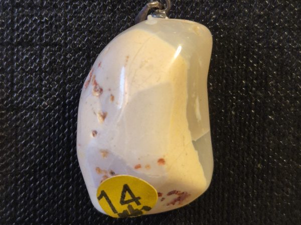 Opale de Feu bélière argent