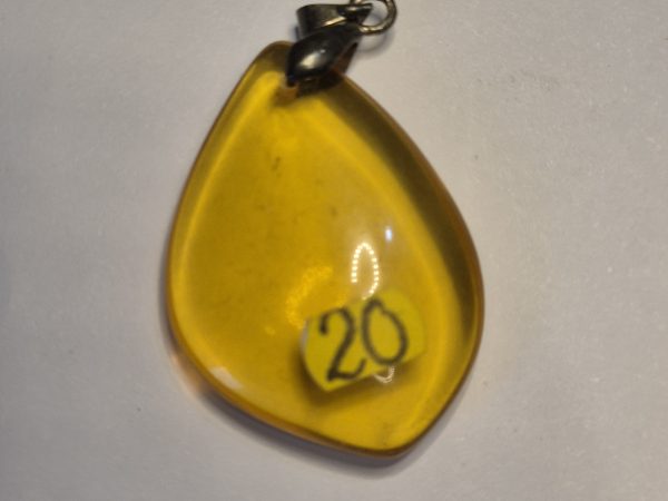 Ambre larme argent