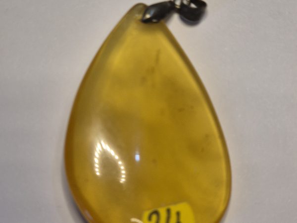 Ambre goutte argent