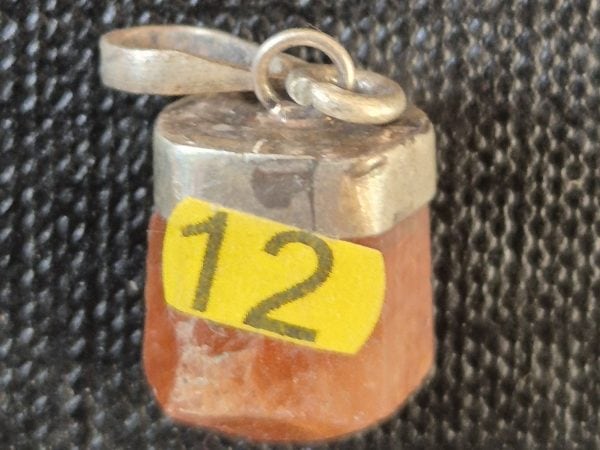 Topaze marron argent