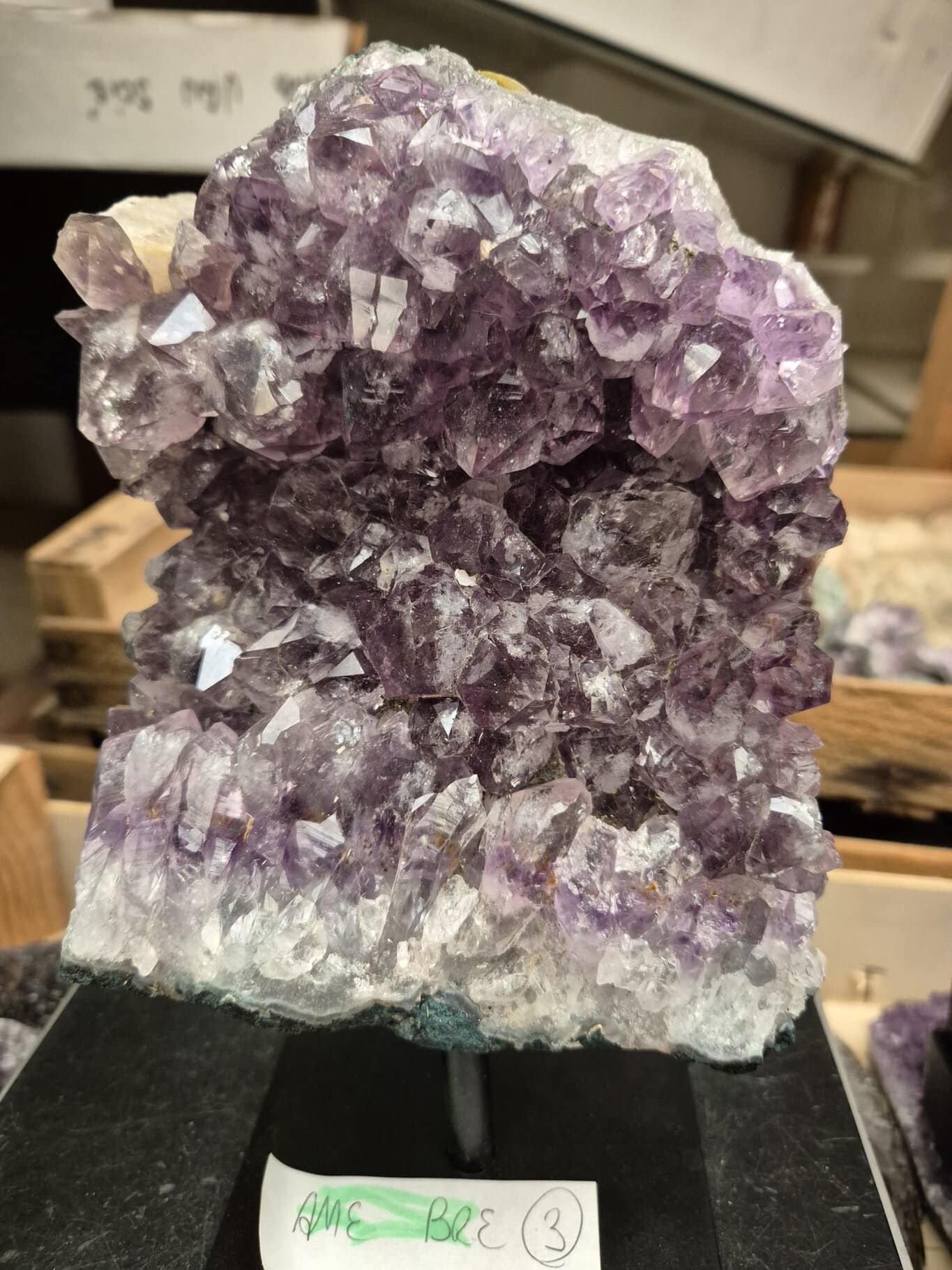 Améthyste Brésil base fer