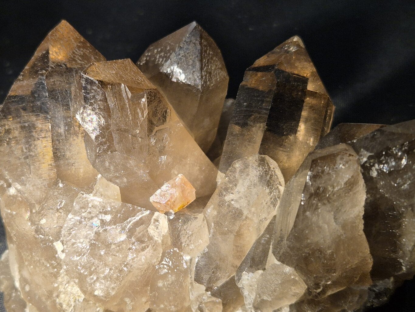 Fluorite quartz Mont Blanc