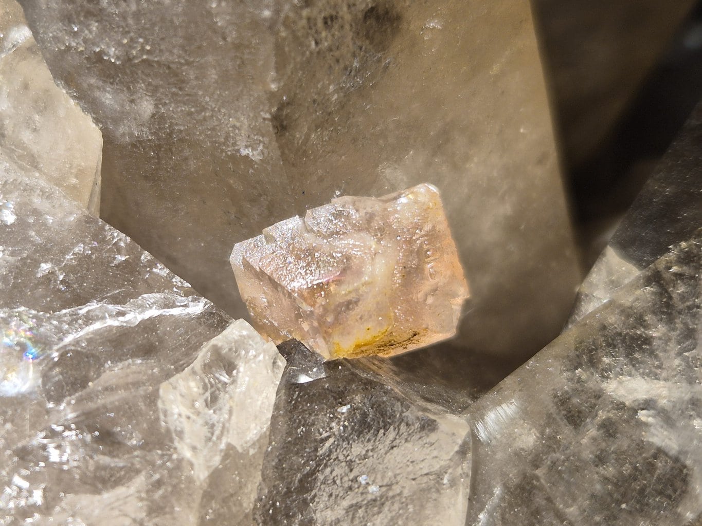 Fluorite quartz Mont Blanc