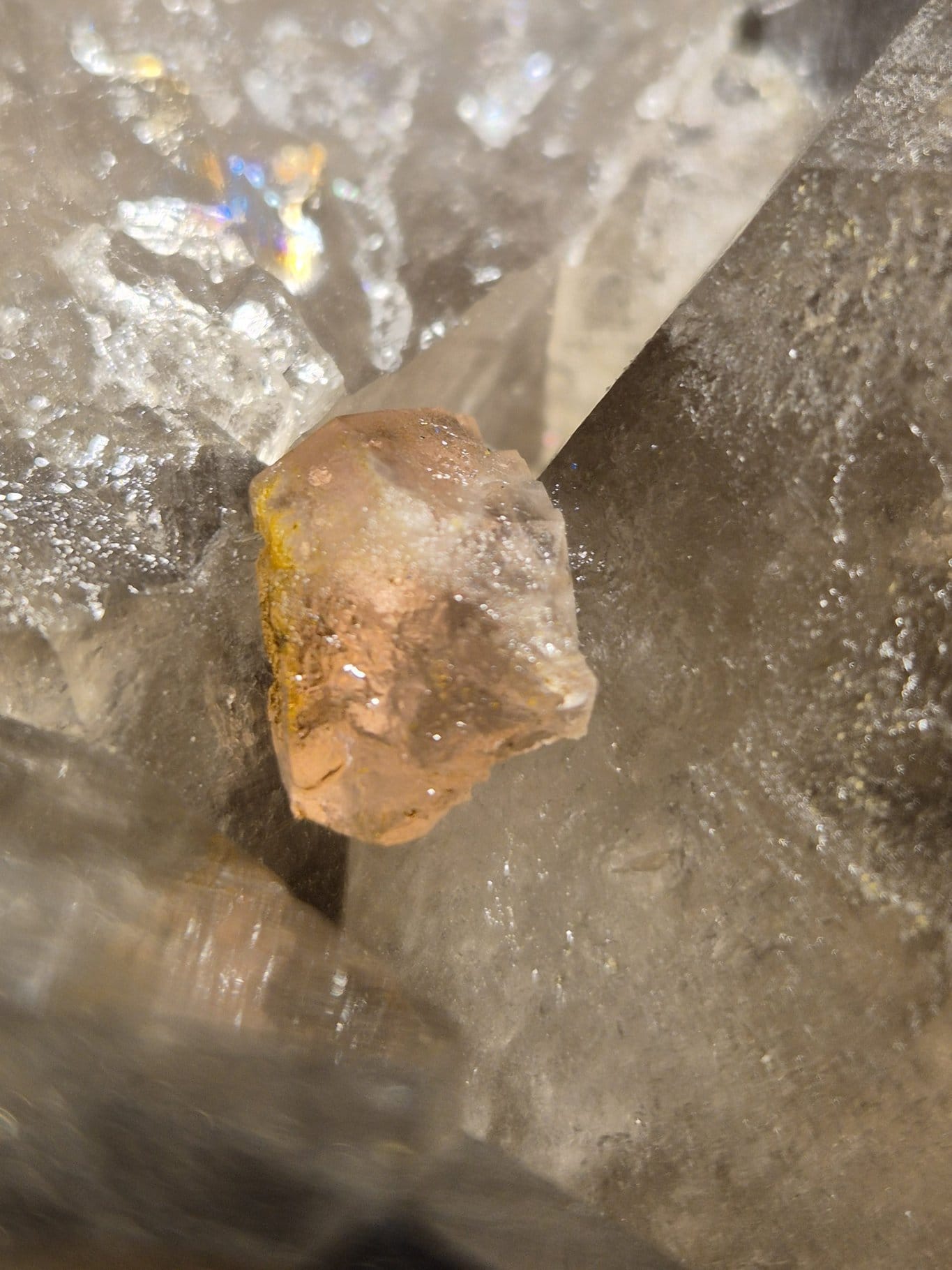 Fluorite quartz Mont Blanc