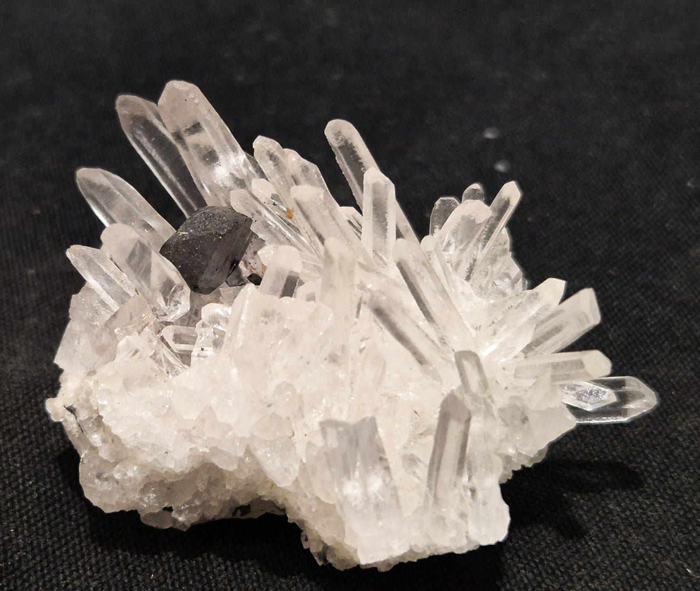 Hubnérite sur quartz