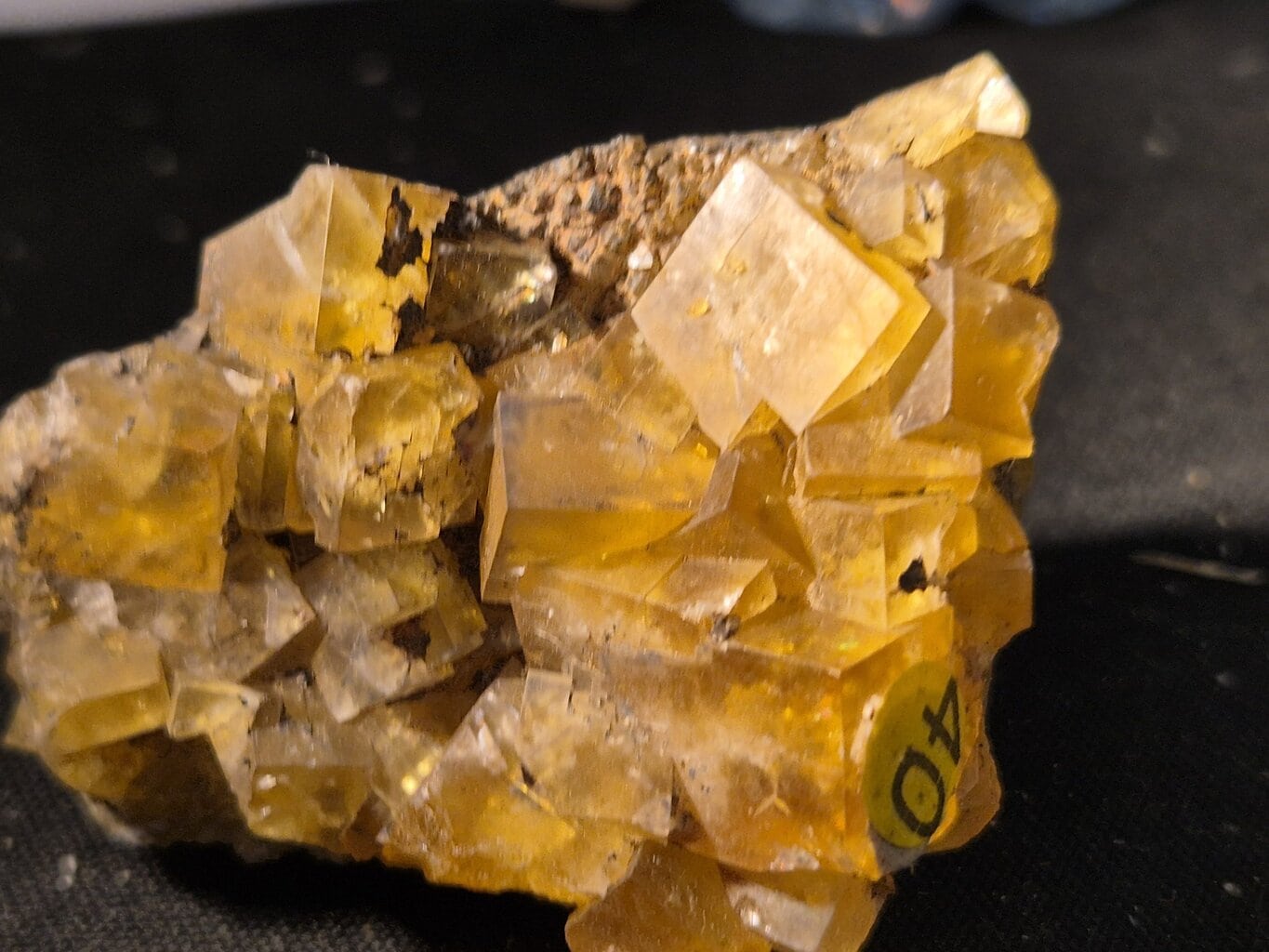 Fluorite jaune Valzergues