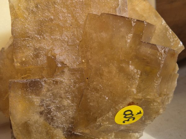 Fluorite cristaux jaunes du Burc