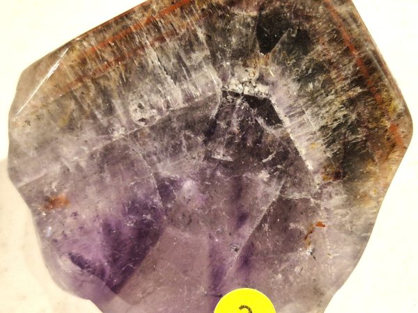 Améthyste Auralite section polie