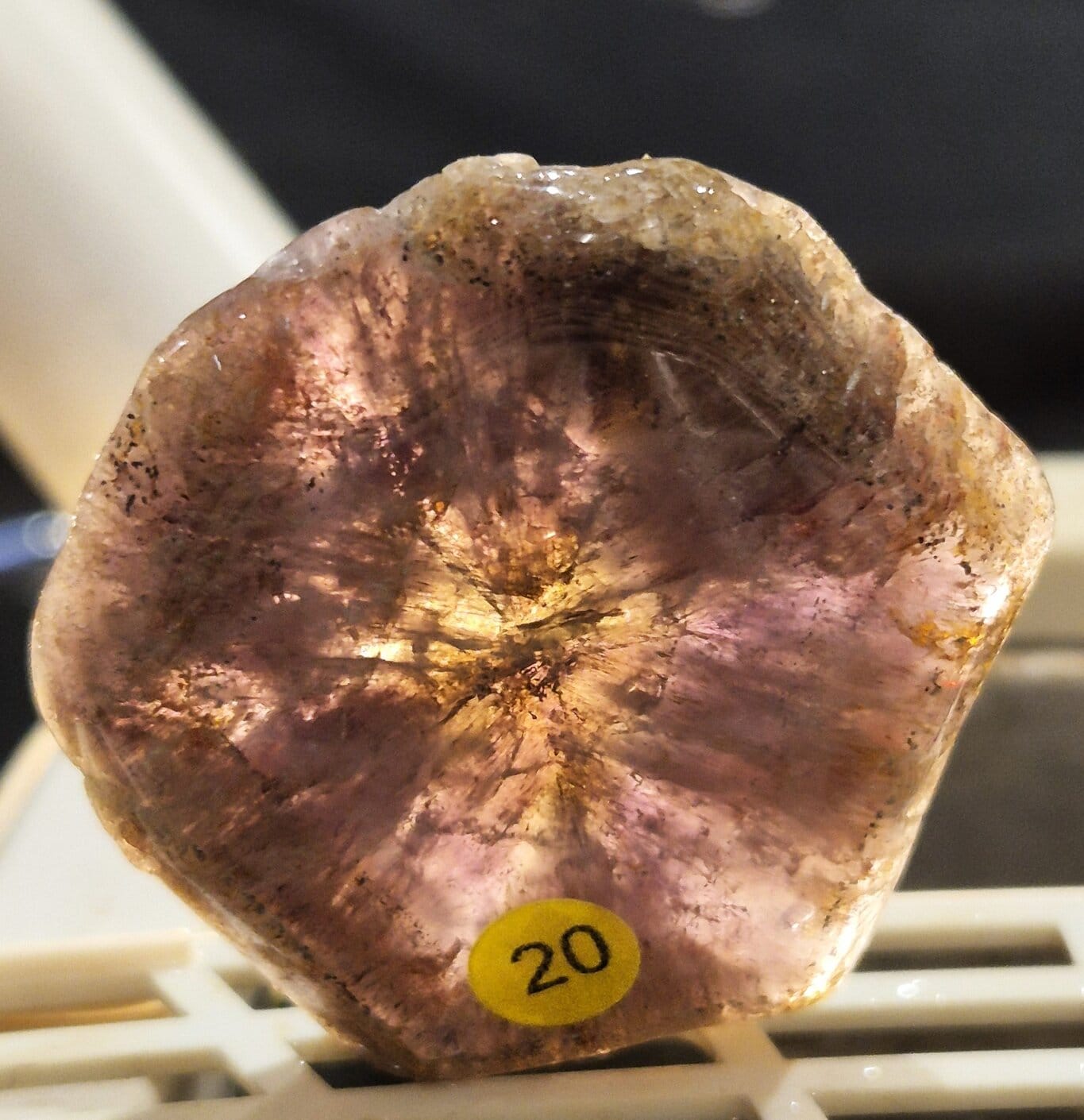 Améthyste Auralite polie