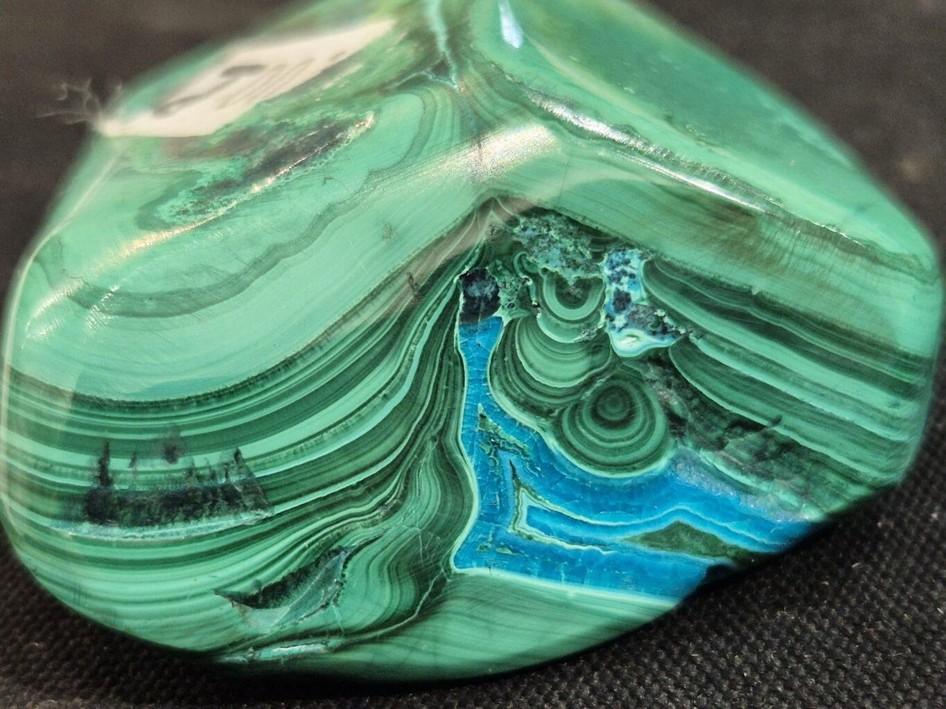 Chrysocolle Malachite poli n2 – Image 2