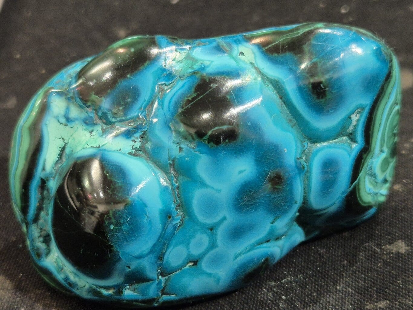 Chrysocolle Malachite poli n1 – Image 2