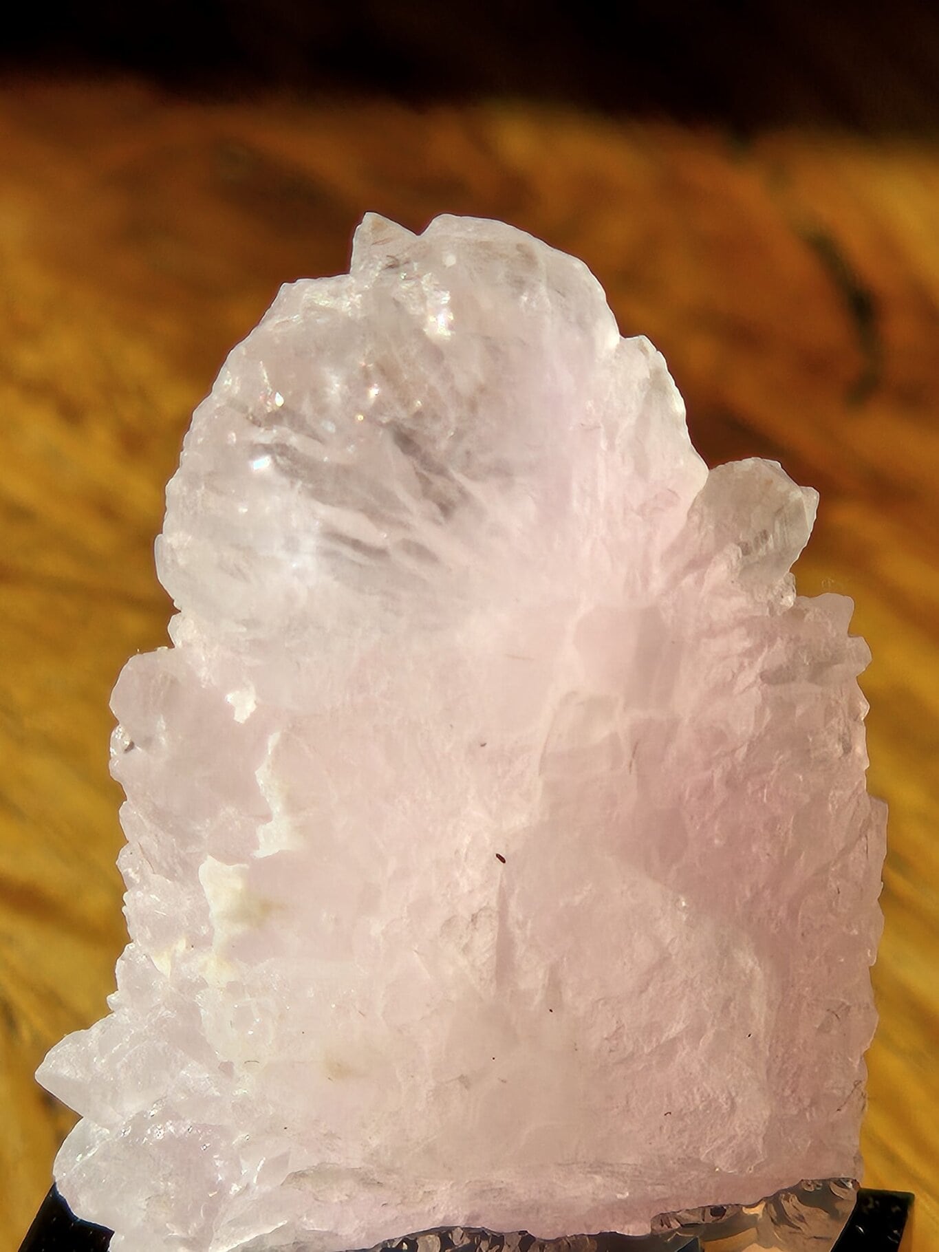 Quartz rose cristallisé n4
