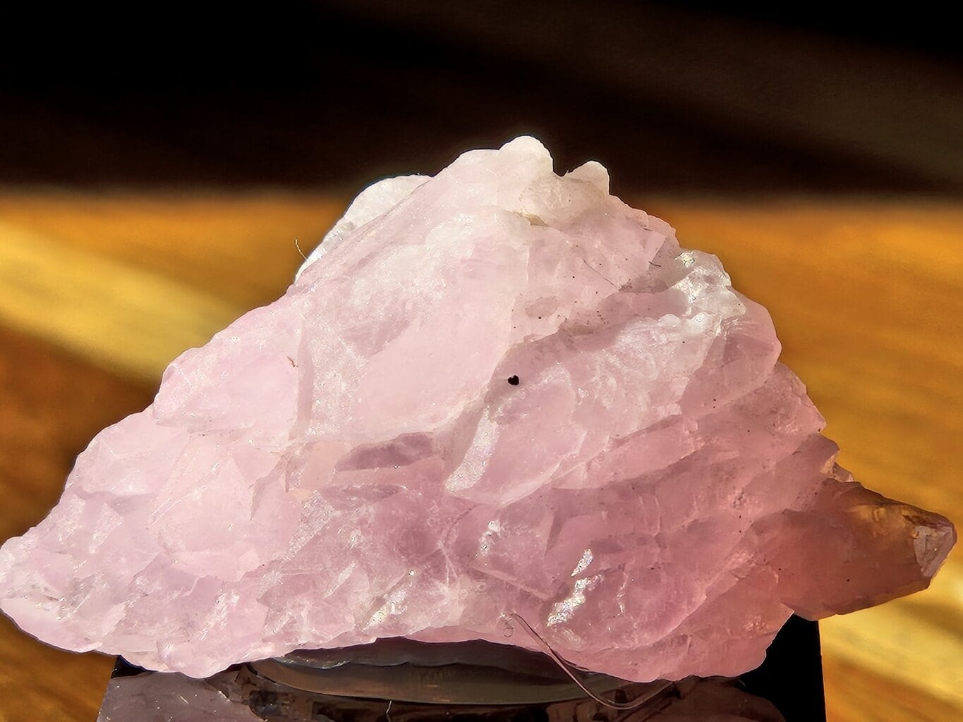Quartz rose cristallisé n6