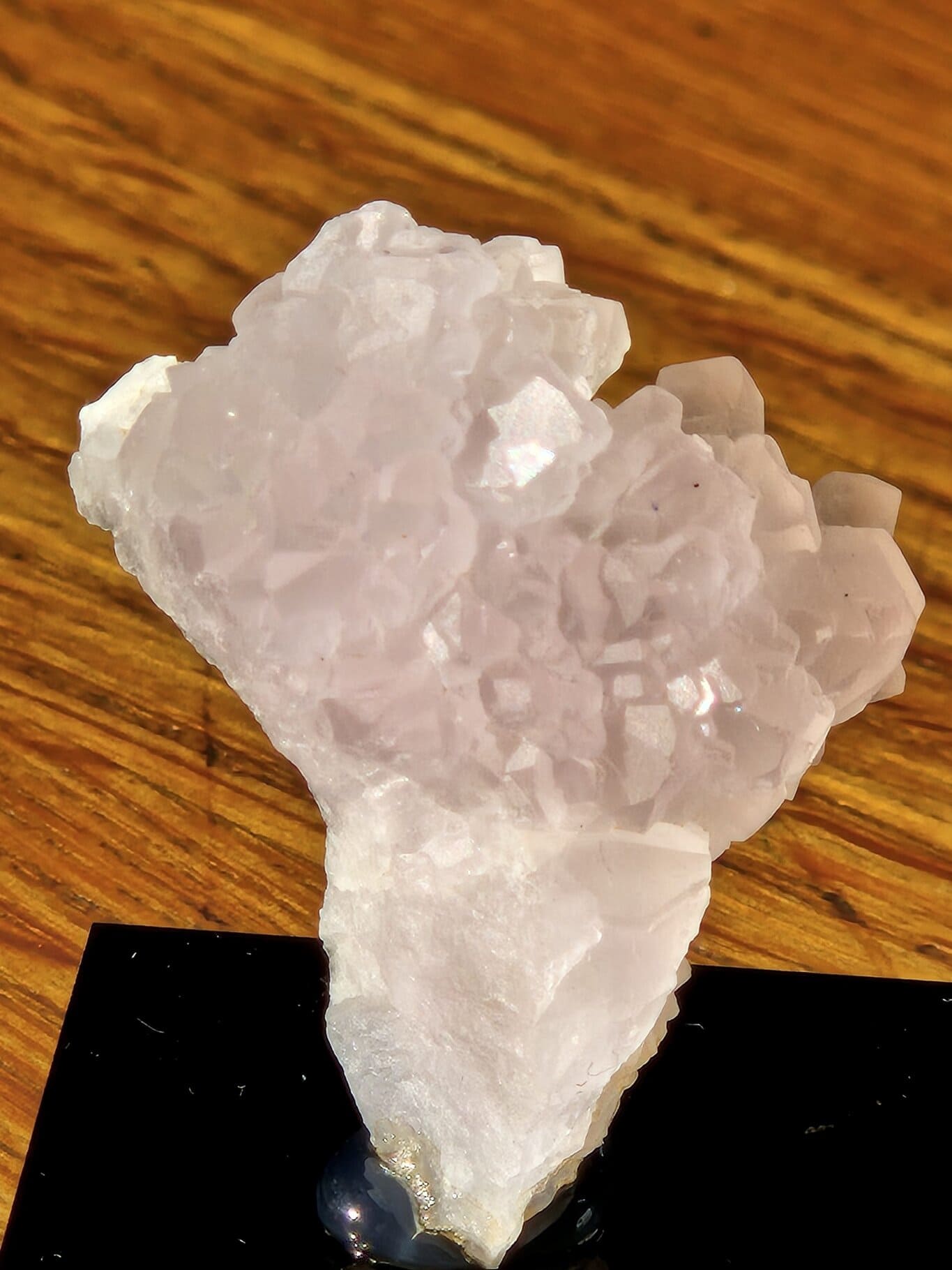 Quartz rose cristallisé n12