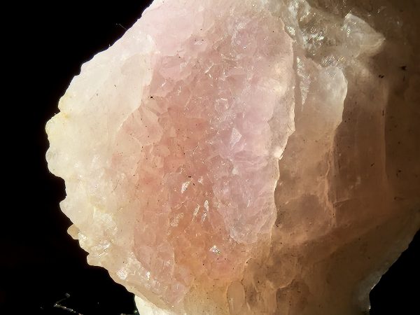 Quartz rose cristallisé n11