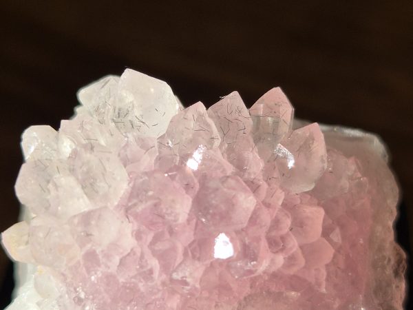 Quartz rose cristallisé n16