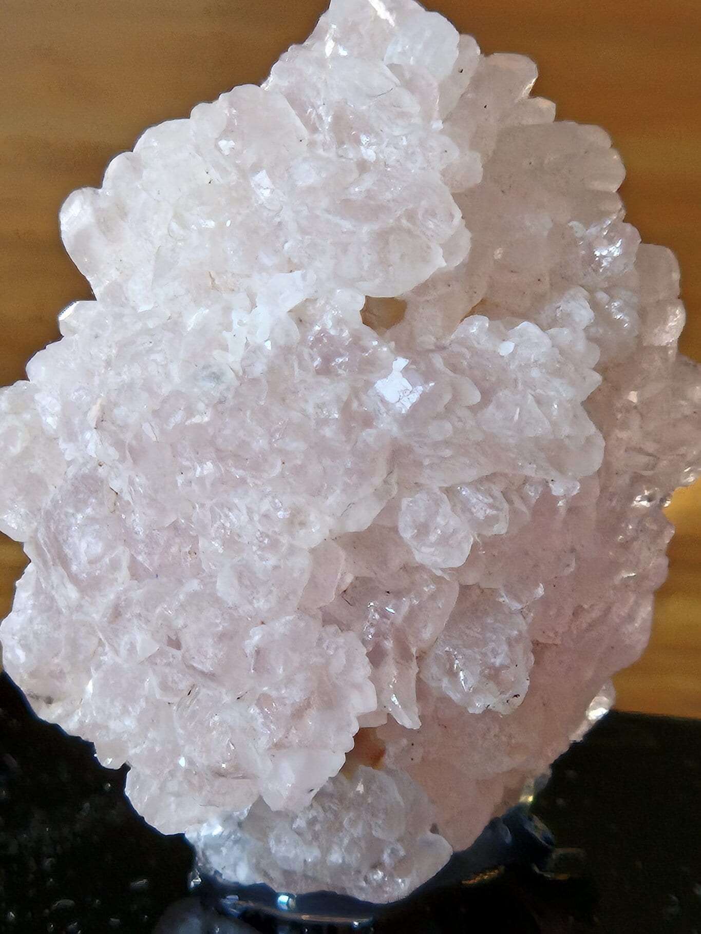 Quartz rose cristallisé n14
