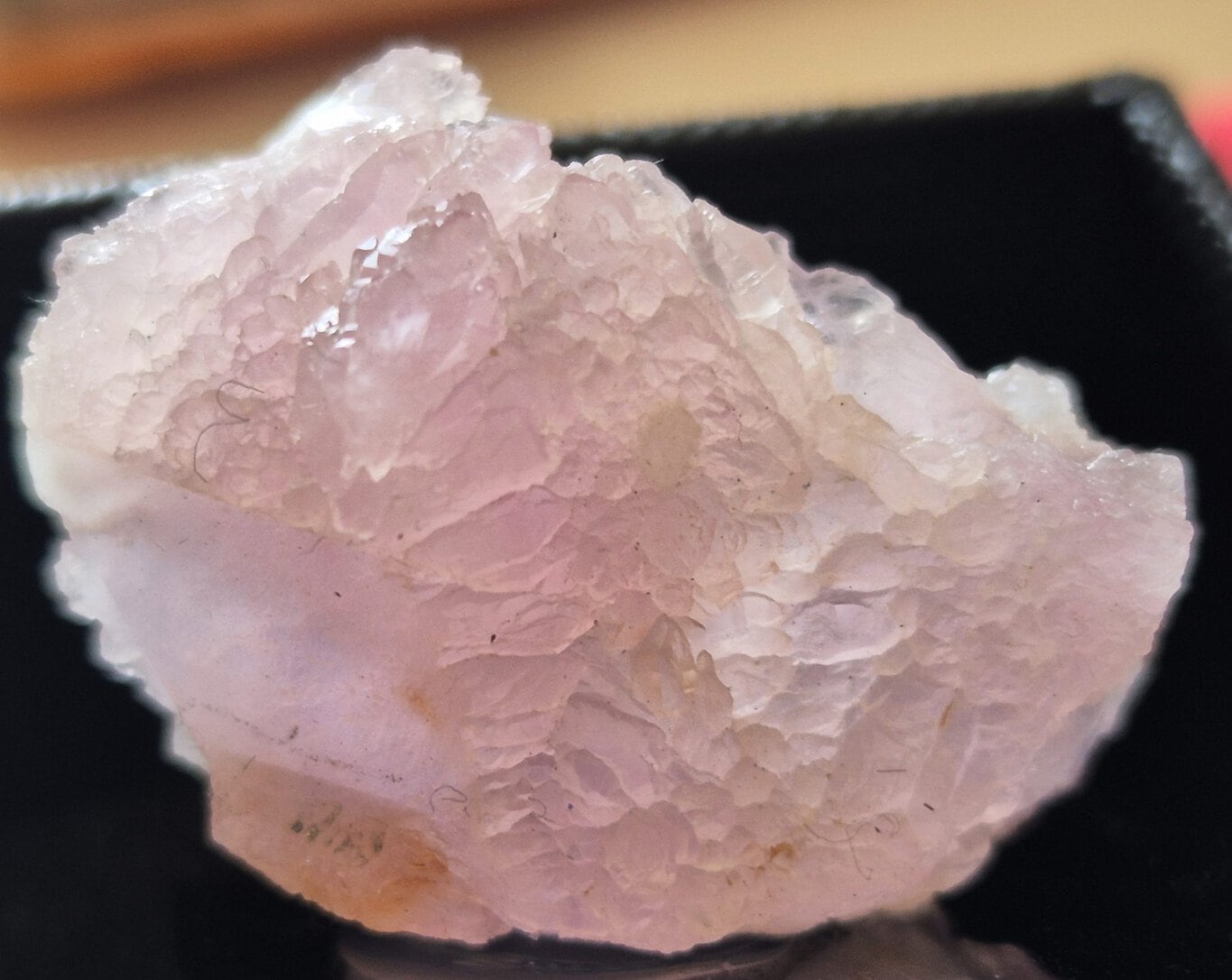 Quartz rose cristallisé n10