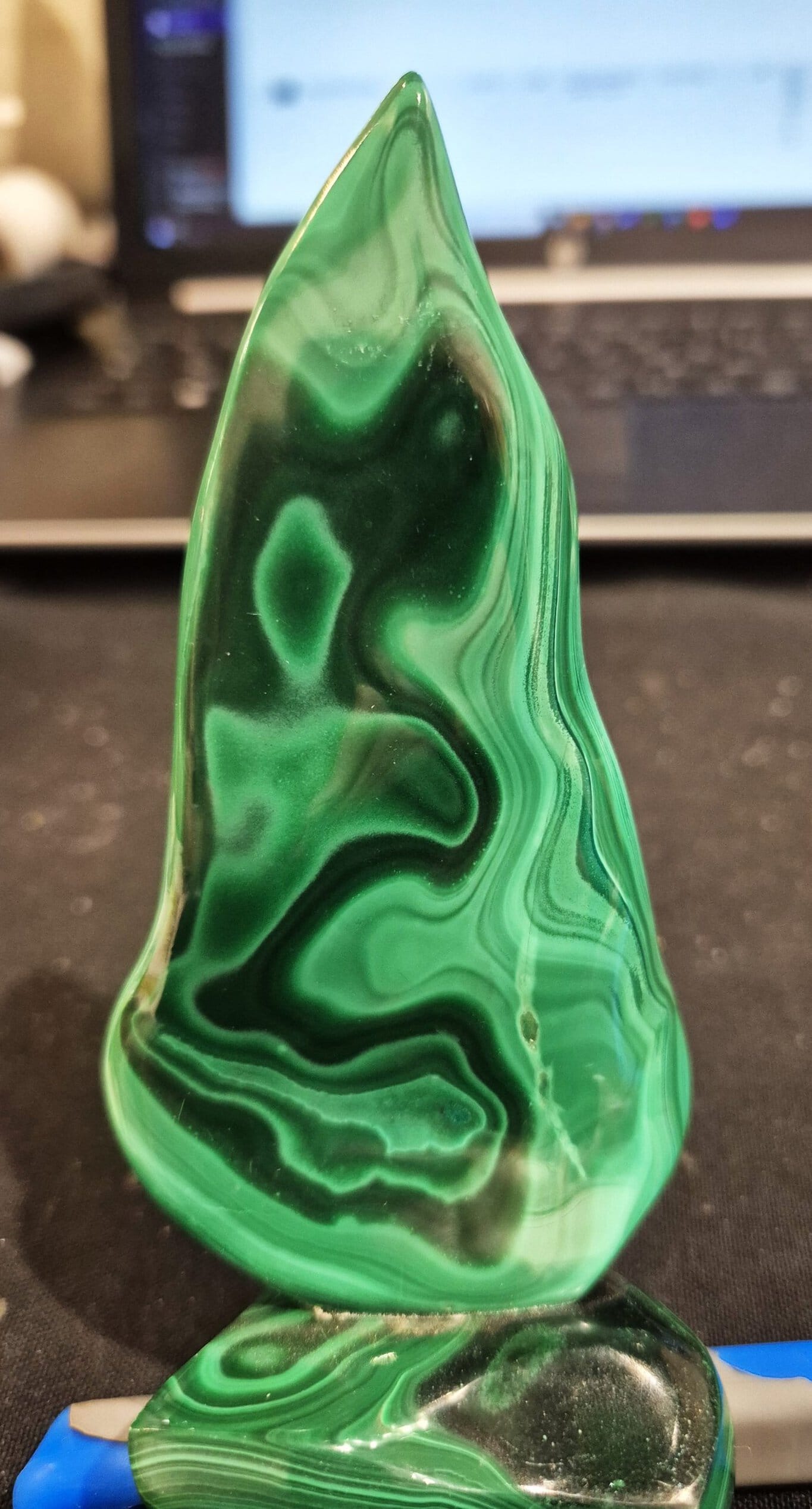 Malachite flamme