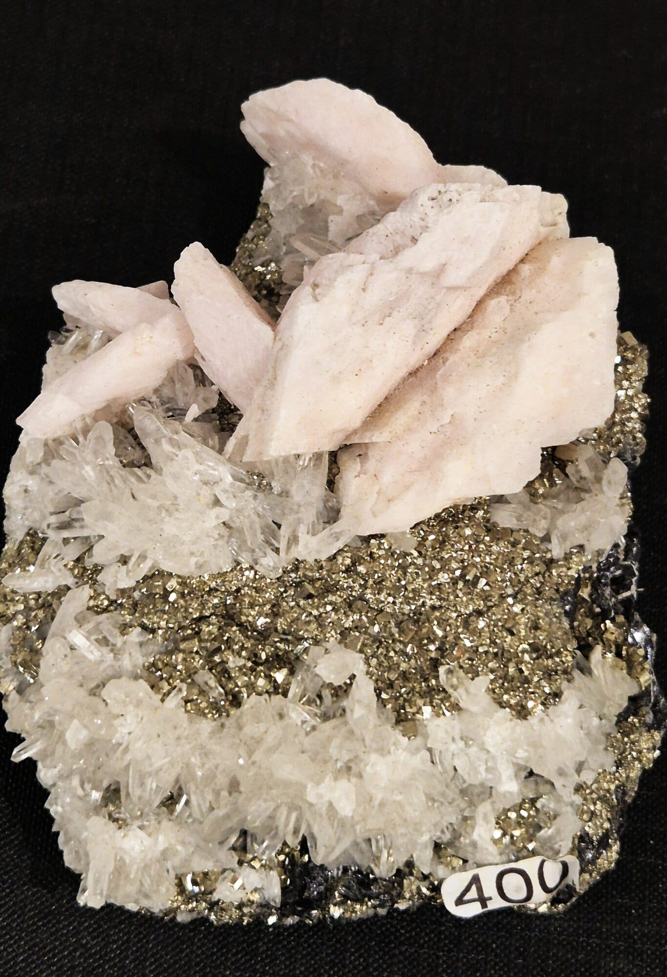 Manganocalcite Pyrite Sphalérite Quartz