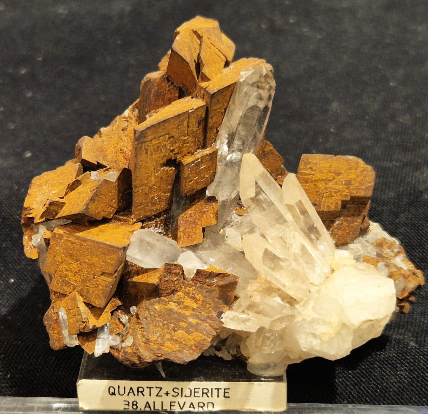 Sidérite Quartz Allevard