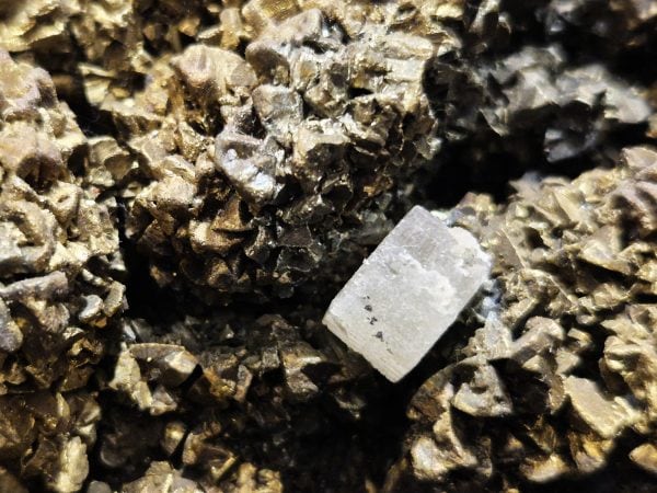 Apatite sur chalcopyrite
