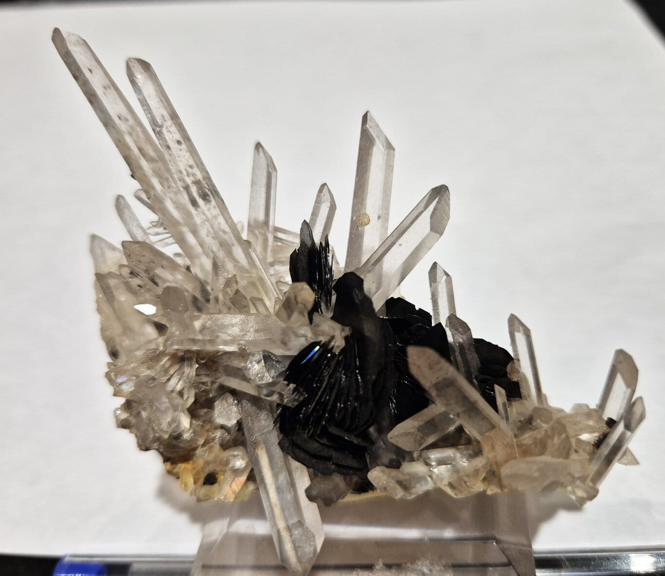 Quartz et hématite Chine