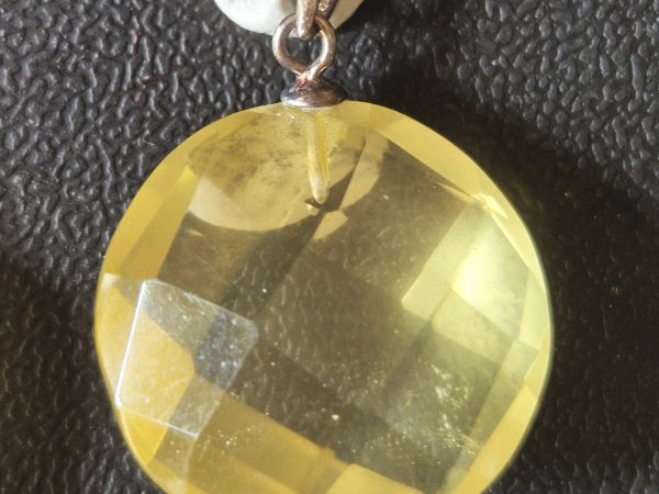 Citrine Bahia rond facetté