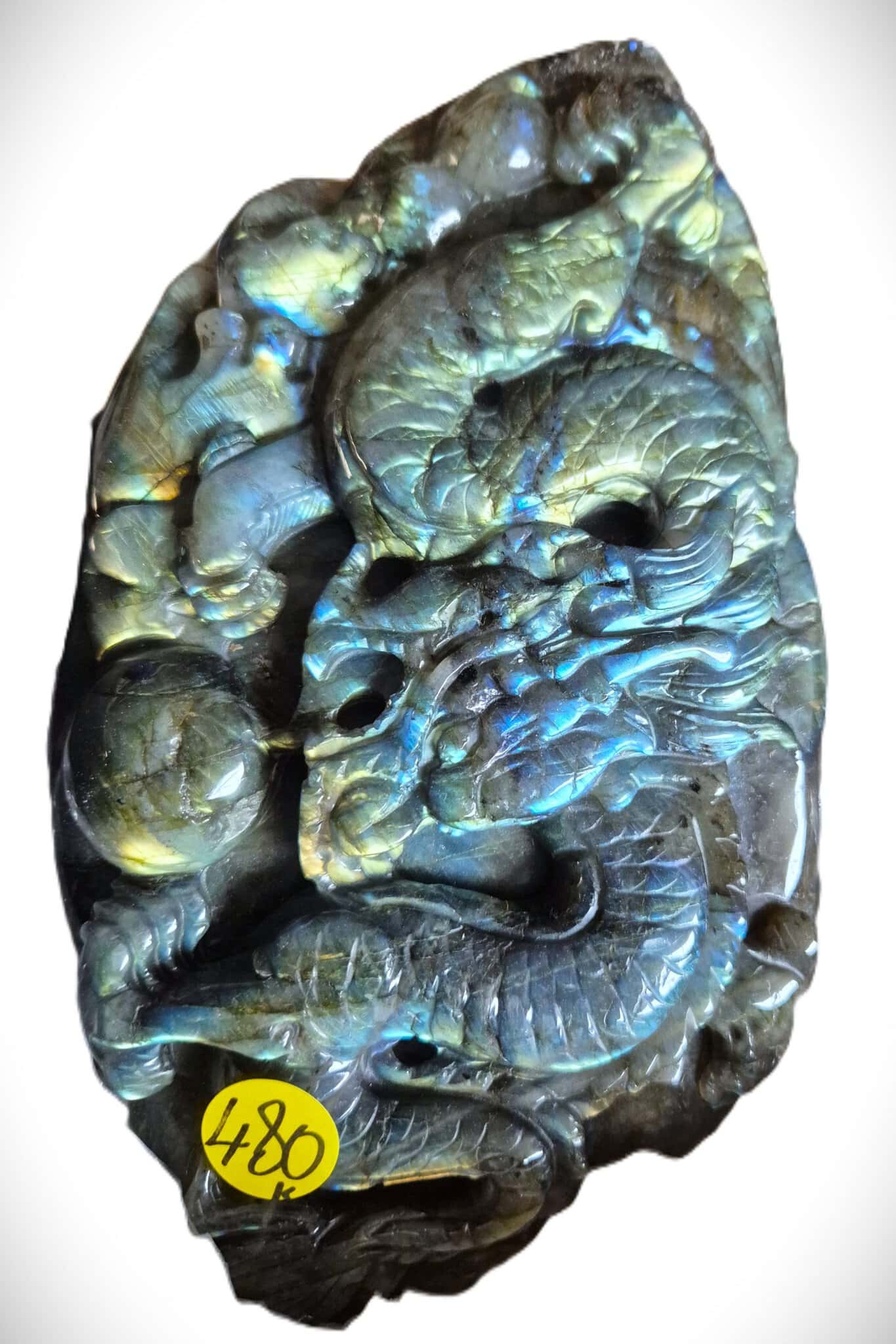 Dragon sculpté Labradorite – Image 2