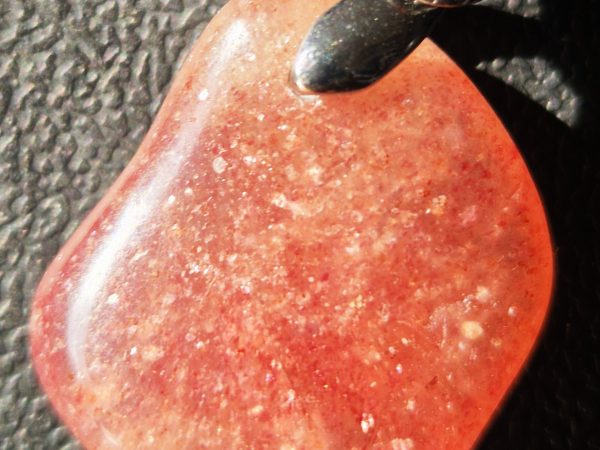 Aventurine rouge pendentif