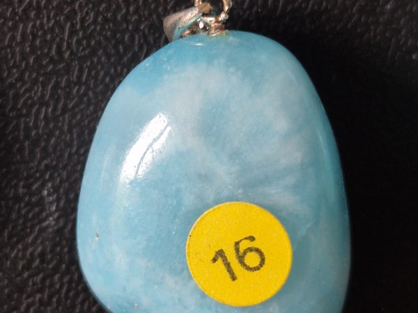 Aragonite bleue argent