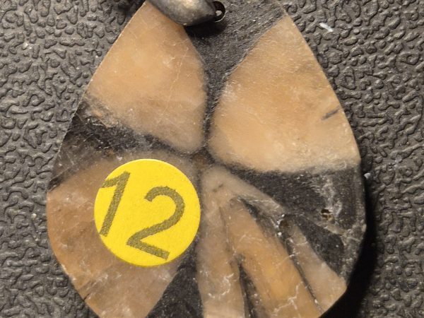 Andalousite pendentif plat