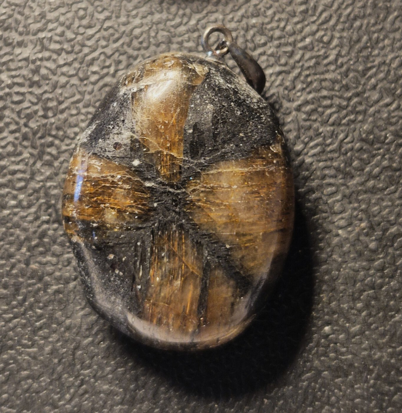 Andalousite bélière argent