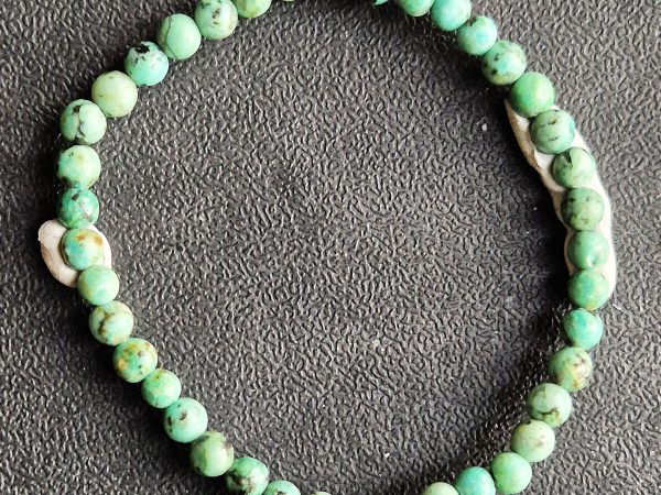 Bracelet Turquoise africaine 4mm