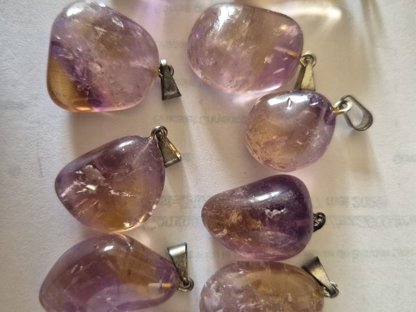 Amétrine Bolivie 10 pendentifs